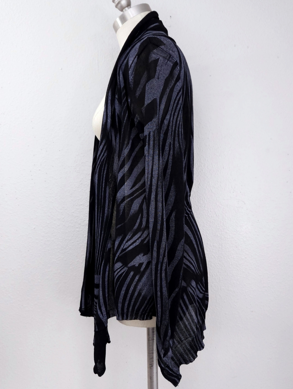 Alberto Makali Open Front Cardigan MEDIUM Drapey Long Sleeve - Picture 4 of 10